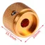 NOTE1 Núm mã hóa quay, Núm áp kế hợp kim nhôm nguyên khối, Núm công tắc âm lượng 20 x 15,5mm bền bỉ