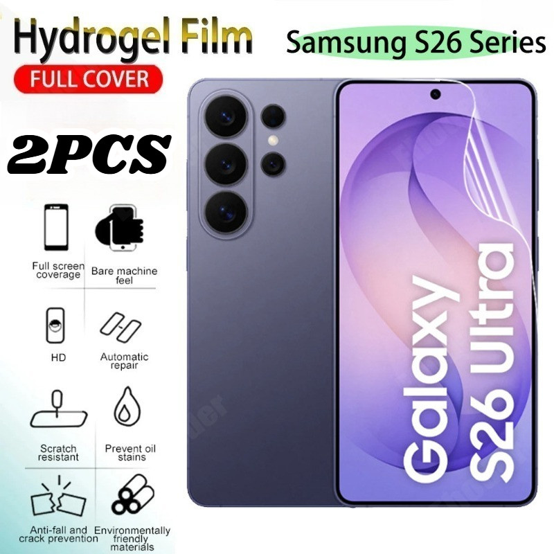 2 Miếng Dán Hydrogel Chống Gián Điệp Cho Samsung Galaxy S26/S26+/S26 Ultra, Chống Ánh Sáng Xanh, Siêu Mờ, Bảo Vệ Màn Hình