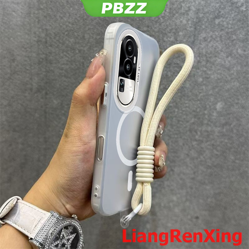 Ốp Lưng Cho OPPO RENO 10 pro 5G Reno10 5G Vỏ Điện Thoại Vỏ Cứng TPU Bảo Vệ Chống Sốc Thiết Kế Mới Thẩm Mỹ Từ Có Dây Buộc CYDTGSBS01
