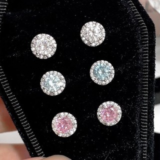 Bông Tai Zircon Trong Suốt Sang Trọng, Phù Hợp Mặc Hàng Ngày Cao Cấp