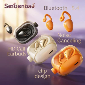 Senbenbao JM47 Tai Nghe Bluetooth 5.4 Kẹp Tai Không Dây, Âm Nhạc, Khử Tiếng Ồn, Gọi HD, Thể Thao, Chạy Bộ