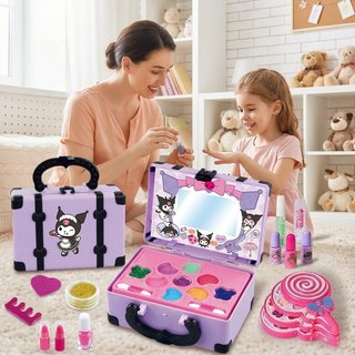 Đồ chơi trang điểm an toàn cho bé – Bộ 17 món, chất liệu ABS, không chì – 3 mẫu yêu thích – Kích thích sáng tạo