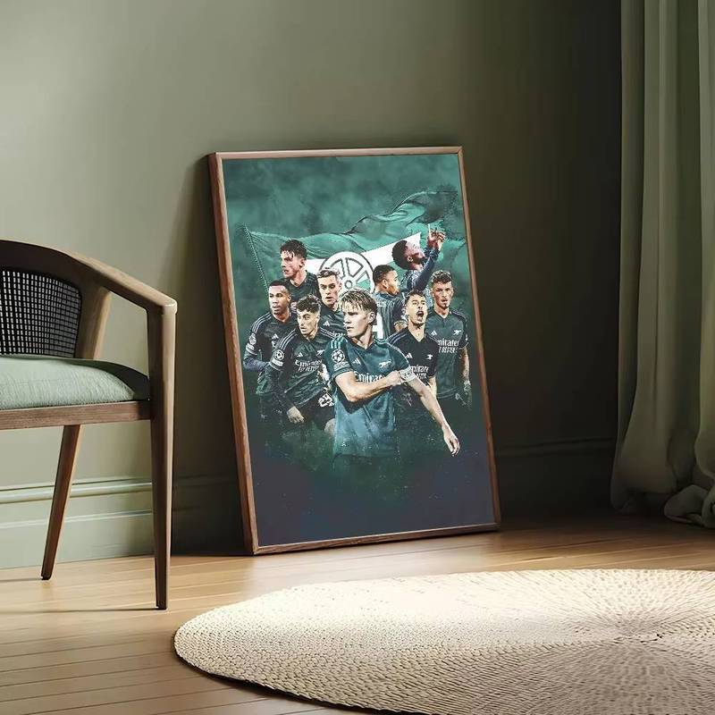 Arsenal FC Bóng Đá Canvas Poster Chống Thấm Nước Không Khung Nghệ Thuật Treo Tường Cho Phòng Ngủ Ký Túc Xá Thanh Cafe Trang Trí