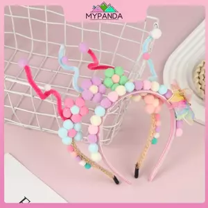 MYPANDA Quả Cầu Vồng Dễ Thương Hoa Tóc Công Chúa Ngọt Ngào Sang Trọng Đầu Vòng Bé Gái Mũ Phụ Kiện.