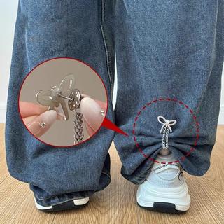 RO > Kẹp quần áo có thể điều chỉnh dành cho nữ có trang trí hình con bướm - Ngắn tay tức thì, thích hợp cho áo sơ mi, váy, quần mới