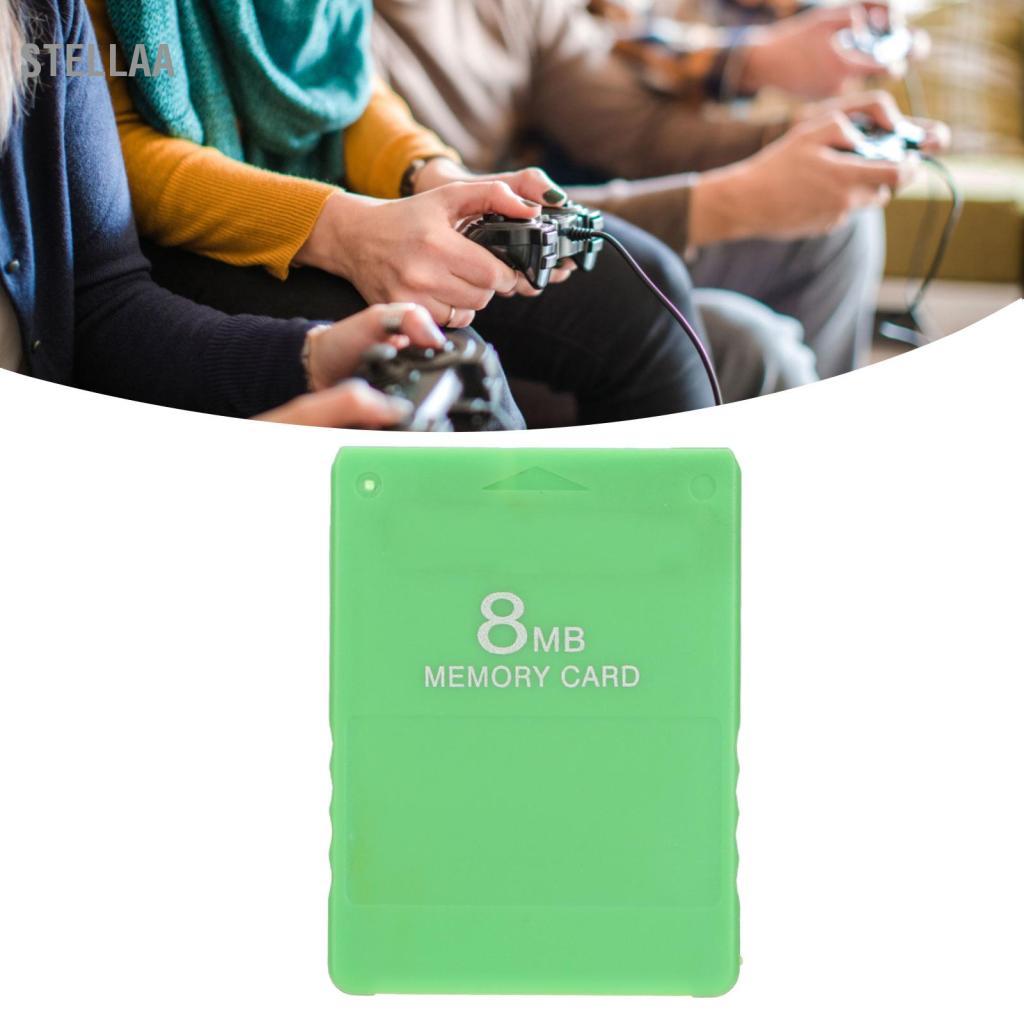 Stellaa Thẻ nhớ Stellaa 8 MB FMCB V1.966 McBoot Bộ lưu trữ dữ liệu ngoài cho tất cả các máy chơi game Chơi game di động cắm và chạy tốc độ cao (Màu vàng)