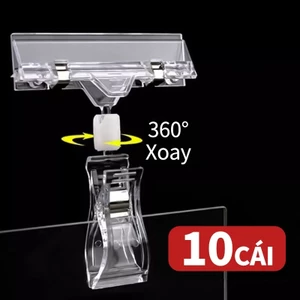 Kẹp Bảng Giá Sản Phẩm Lý Tưởng - Bộ 10 Kẹp Giá Sale, Kẹp Quảng Cáo, Kẹp Wobbler, Tăng Tính Thẩm Mỹ Cho Quầy Hàng
