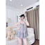 Đồ bộ nữ tay dài mặc nhà vải Latin Freesize 46-54kg - cn175