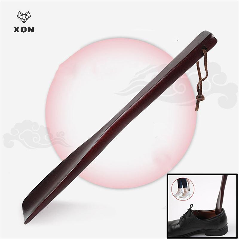 [XON] Sừng giày bằng gỗ chuyên nghiệp Tay cầm dài linh hoạt Shoehorn Dụng cụ nâng giày hữu ích [Mina]