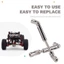Trục truyền động kim loại MN78 với 3mm đến 4mm Trục tay áo cho MN78 MN-78 MN 78 1 / 12 RC Xe nâng cấp các bộ phận