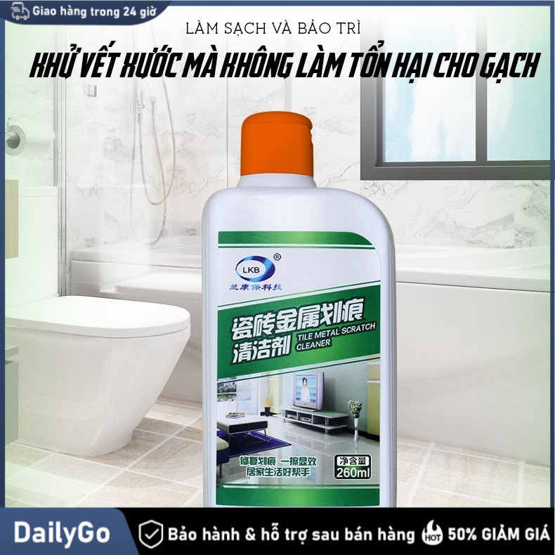 Chất tẩy vết xước sàn gạch 260ml Dung Dịch Xoá, Sàn Gạch, Làm Sạch Vết Xước, Tẩy Cực Mạnh