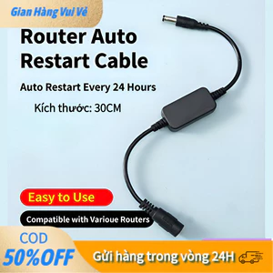 【48h】Dây cáp tự động ngắt nguồn và khởi động lại router 24/7, tương thích nguồn DC 5V-15V, giải pháp tối ưu cho mạng.