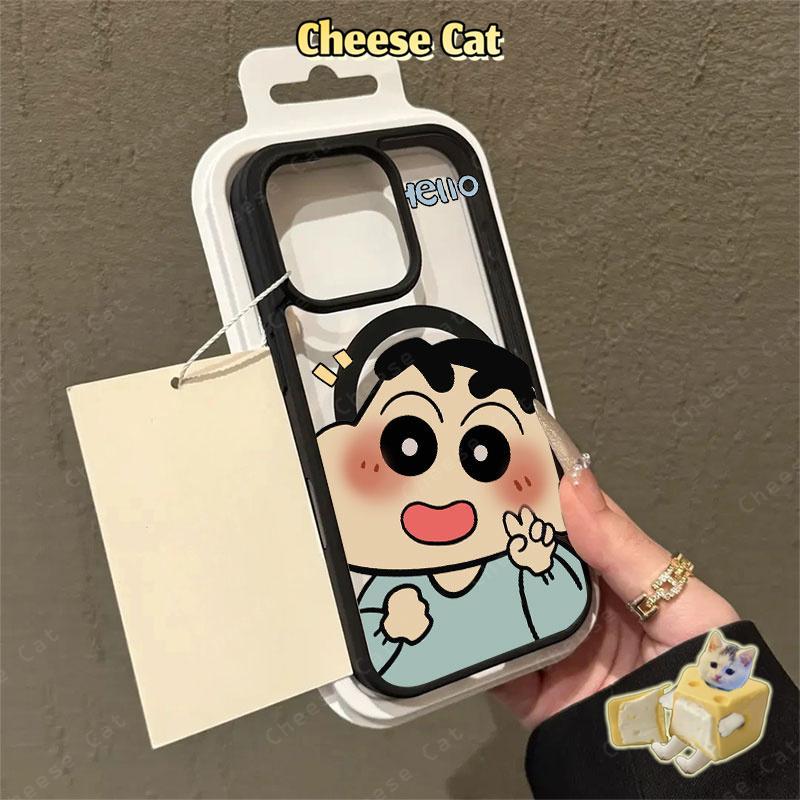 Phim hoạt hình cư xử tốt và dễ thương Ốp điện thoại từ tính cho iPhone 11 12 13 14 15 16 17 Pro Max 7 Plus XR Xs Max