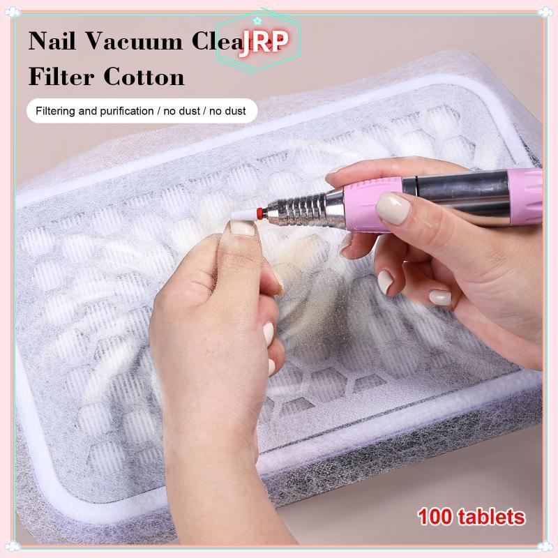 JRP 100 Chiếc Dùng Một Lần Móng Tay Nghệ Thuật Hút Bụi Hút Bụi Không Dệt Giấy Lọc Làm Móng Tay Máy Lọc Bụi Giấy JRP
