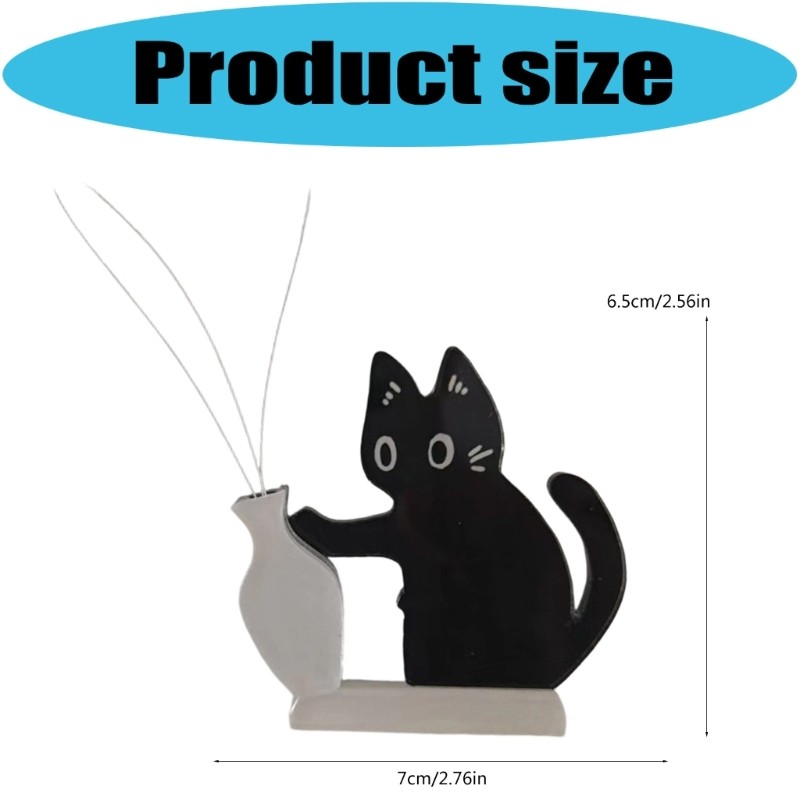 SHI An toàn độc hại Acrylic Cat Whiskers Magnet DIY Craft Kit cho trẻ em vui nhộn