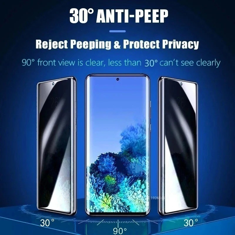 1-2 Chiếc Chống Trầy Xước Bảo Vệ Màn Hình Matte Film Cho Samsung Galaxy A10 A10s A12 A13 A14 A15 A16 A17 A20 A20s 4G 5G Chống Gián Điệp Riêng Tư Chống Ánh Sáng Xanh Hydrogel Film HD Phim Mềm
