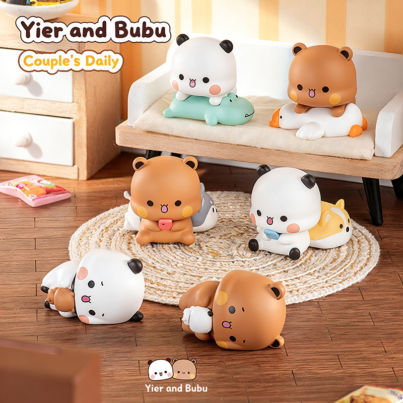 YiEr và Bubu Viên Đạn Thứ Ba Cặp Đôi Hàng Ngày Series Nhân Vật Mini Hợp Thời Trang Chơi Búp Bê Trang Trí Đồ Chơi Trẻ Em Quà Tặng
