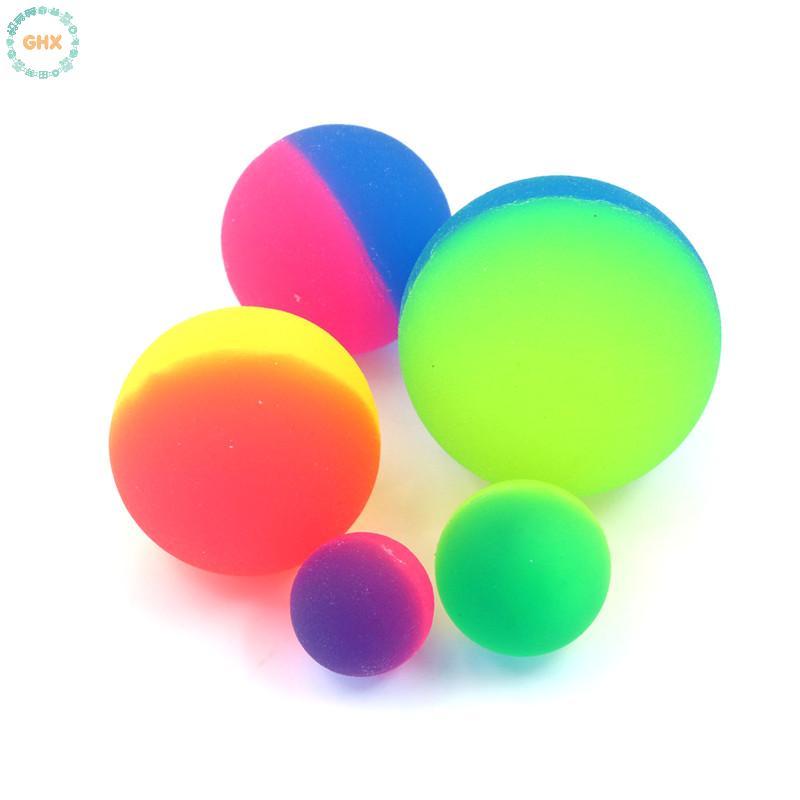 GHX 1 / 10 Chiếc Moonlight High Bounce Ball Co Giãn Juggling Jumping Balls Bouncing Ball Đồ Chơi Ngoài Trời Chơi Vui VN