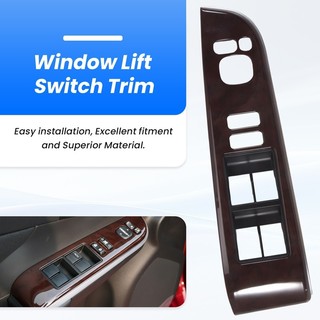 74232-06490-E0 Xe Phía Trước Cửa Sổ Nâng Công Tắc Viền Bảng Điều Khiển Công Tắc Viền Bảng Điều Khiển Cho 7Th 2012-2017 74232-06490-