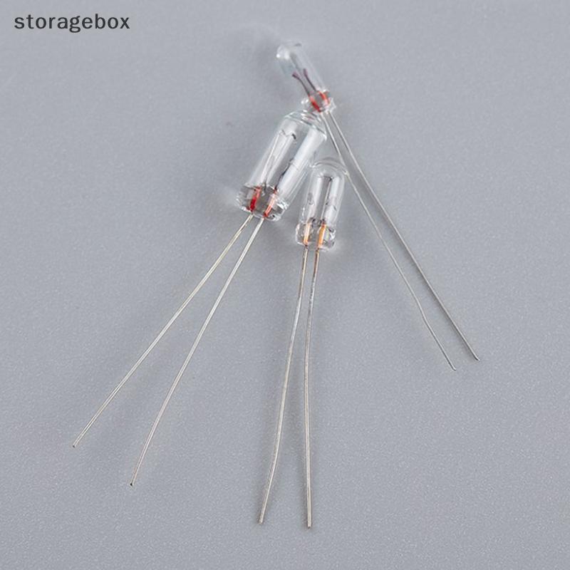 [Hộp lưu trữ] 25 bóng 5mm 4mm 3mm mini 12V trong suốt, vonfram, dùng cho nút chuyển, đèn báo