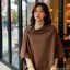 Khăn Choàng Thời Trang Chéo Core Spun Sợi, Dễ Dàng Sử Dụng Hàng Ngày