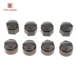 [hilabee] 20x 19mm Xe Trung Tâm Vít Bao Bánh Xe Đai Ốc Lug Bụi Nắp Mũ Màu Xám Cho Xe Audi Q7