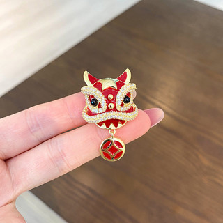 Quà tặng thổ cẩm năm mới phong cách mới và Trung Hoa, phù hợp với áo len và corsage nữ