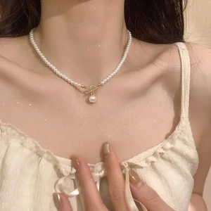 Mặt dây chuyền hạt ngọc trai thời trang, phù hợp nhiều dịp cho nữ