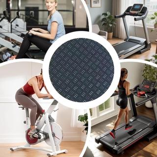 Noise Reduction Mat for Treadmill Treadmill Pad for Carpet Non-Slip Round 8 Piece Foam Padded Noise Reduction caeudeyvn