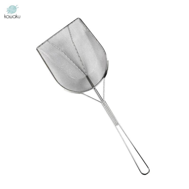 Lưới Vuông Skimmer Dầu Mỡ Skimmer Thép Không Gỉ Dụng Cụ Nấu Ăn Cho Dầu Dư Lượng Thịt Spaghetti Chiên Gà Mì
