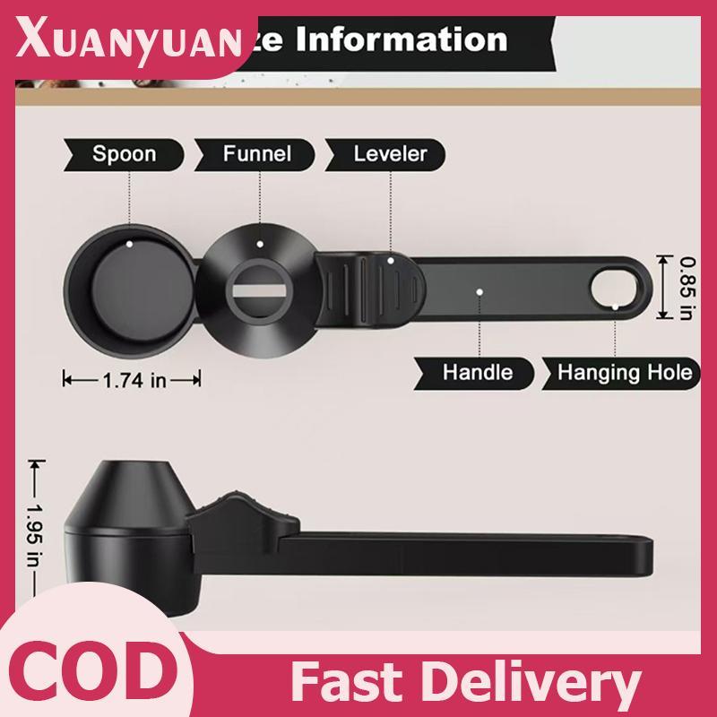 XUAN Muỗng cà phê phễu cho nồi K tái sử dụng, 1/2 thìa đo dung tích, phụ kiện nhà bếp VN