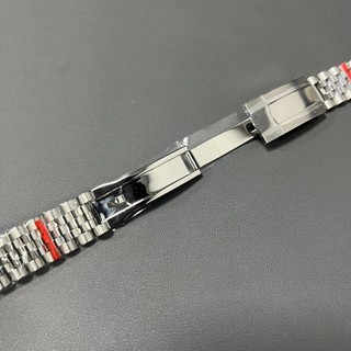 Dây đeo 21mm cho Rolex Datejust 41mm 126334 Vòng đeo tay đồng hồ Jubilee bằng thép bạc
