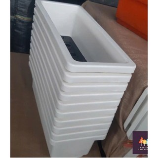 [Combo 5] Chậu Nhựa Trồng Rau Hoa Cây Cảnh Hình Chữ Nhật Thông Minh Kích Thước 48X20X16cm