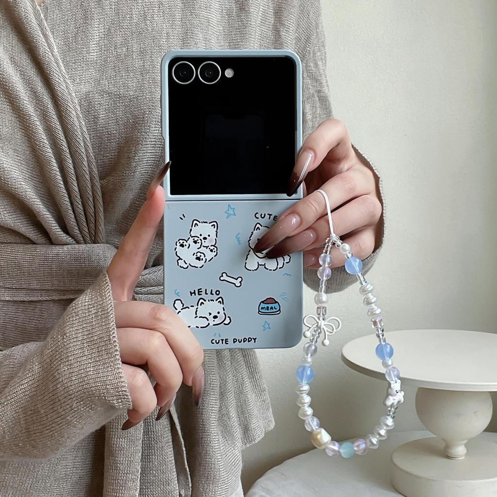 Ốp Điện Thoại Line West Highlands Thích Hợp Cho Samsung Galaxy ZFlip7 zflip6 Dây Gấp Vỏ Cứng Cho Z Flip 7 6 5 4 3 5G PuraX N3Flip MixFlip 2 Vỏ Bảo Vệ
