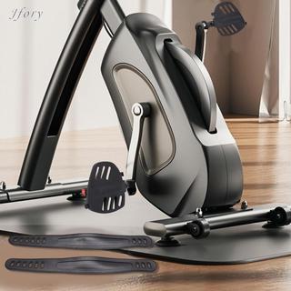 Bàn đạp xe đạp tập thể dục Jfory chống trượt, có dây đeo và dễ lắp đặt