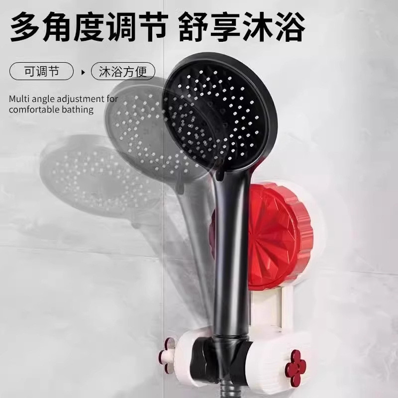 Có Thể Tháo Rời Hút Tắm Giá Đỡ Hộ Gia Đình Hoa Đứng Đầu Tắm Công Cụ Tiện Dụng Không Đục Lỗ Đế Có Thể Điều Chỉnh D3SX