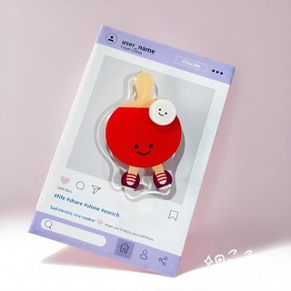 Dễ Thương Bóng Bàn Vợt Acrylic Ốp Lưng Điện Thoại Đứng Ngộ nghĩnh Cầu Lông Vợt Acrylic Vỏ Điện Thoại Giá Đỡ