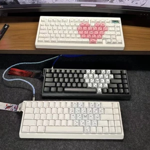 Yoo Ergonomic Chiều Cao Keycaps Hình Trái Tim Bướm Họa Tiết PBT 21 Chìa Khóa Để Giảm Gõ Mệt Mỏi