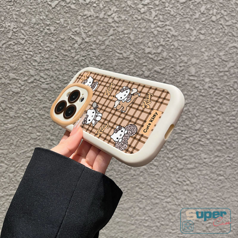 Ốp Lưng Cho Vivo Y100 Y18 Y21 Y28 Y03 Y20i Y100i Y15A Y02 Y28 Y22 Y91 Y15S Y03T Y36 Y18S Y15 Y02T Y17S Y12S Y12 Y27 Y17 Y20 Sanrio Kitty Mèo Và Ngựa Trojan