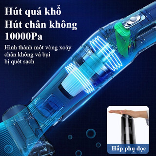 Máy Hút Bụi Không Dây Cho Chủ Xe Và Gia đình 500ml Hút Mạnh Hơn, Yên Tâm Hơn
