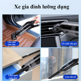Máy Hút Bụi Không Dây Cho Chủ Xe Và Gia đình 500ml Hút Mạnh Hơn, Yên Tâm Hơn