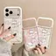 Mèo thiên thần phù hợp với vỏ bánh mì lỗ lớn 17PRO/16/15P, 14/13pro/12 chống rơi, 17/11
