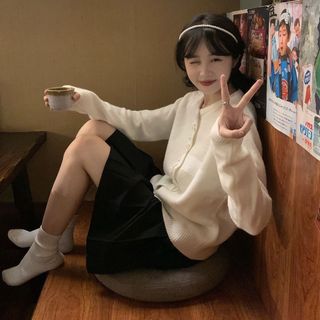 Cardigan nữ phong cách Hàn Quốc ngọt ngào, áo len dành cho mùa xuân thu mới