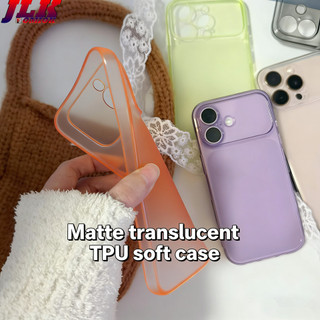 [JLK] Nâng cấp tức thì Vỏ TPU mờ sang trọng 17Pro / 17ProMax cho iPhone 13 14 15 16 17 Pro Max Bảo vệ chống sốc Vỏ mềm trong suốt
