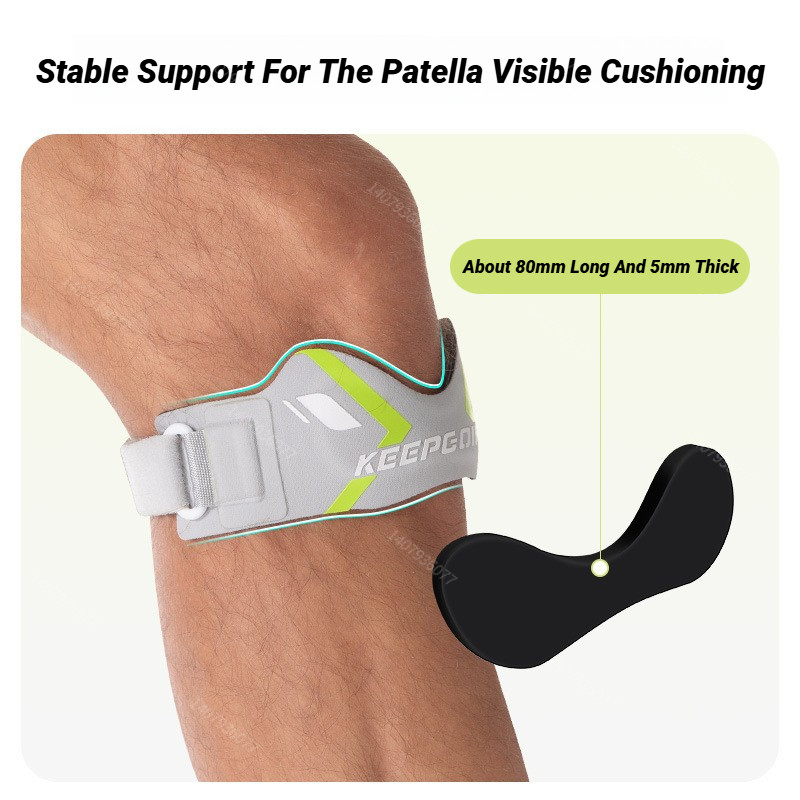 Dây đeo bảo vệ đầu gối patella band có thể điều chỉnh, hỗ trợ tendon và giảm shock
