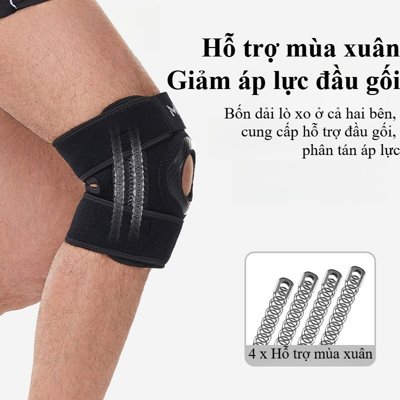 Bó Gối Thể Thao, Chất Liệu Co Dãn Thoáng Khí, Có Thể Quấn Và điều Chỉnh áp Lực, Bảo Vệ Phục Hồi Chấn Thương
