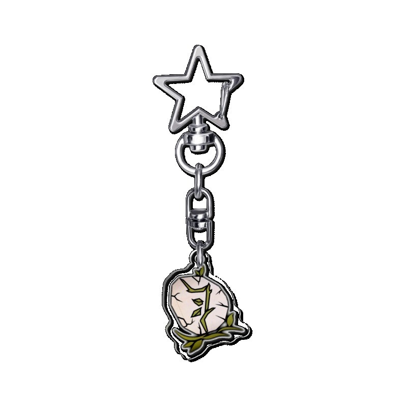 Limbus Company KeyChain Women Guilty Person Logo Key Chain for Men YiSang Key Ring Acrylic Keyring Ryoshu Pendant