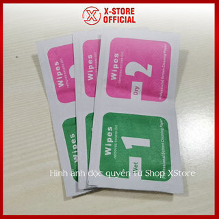 Bộ dụng cụ vệ sinh màn hình điện thoại, bộ giấy lau chuyên dụng hỗ trợ dán kính cường lực, làm sạch hiệu quả BoGiaylau