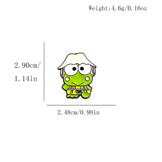 SANRIO 10 cái / bộ ‌Huy hiệu Pin Hello Kitty Luffy One Piece Sanrio‌ Pin trang trí nhỏ giọt dầu bằng kim loại hoạt hình