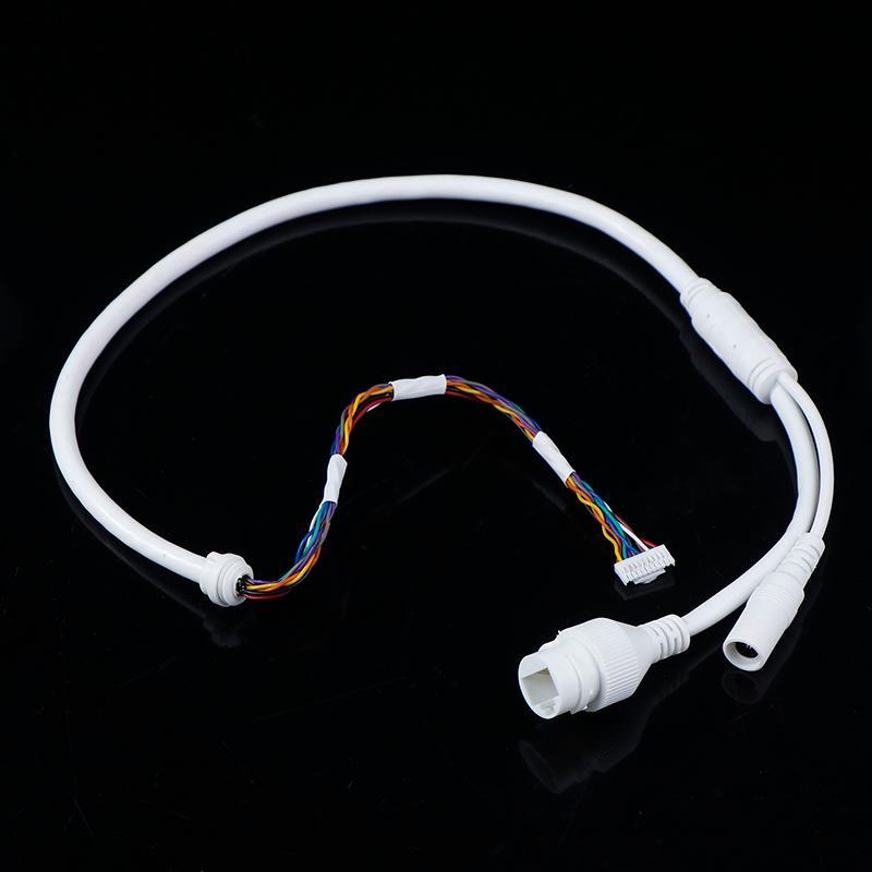 Cáp đuôi máy ảnh QIUWU Cáp Ethernet Lan Cáp mạng PoE RJ45 10 chân 10 lõi cho camera IP.